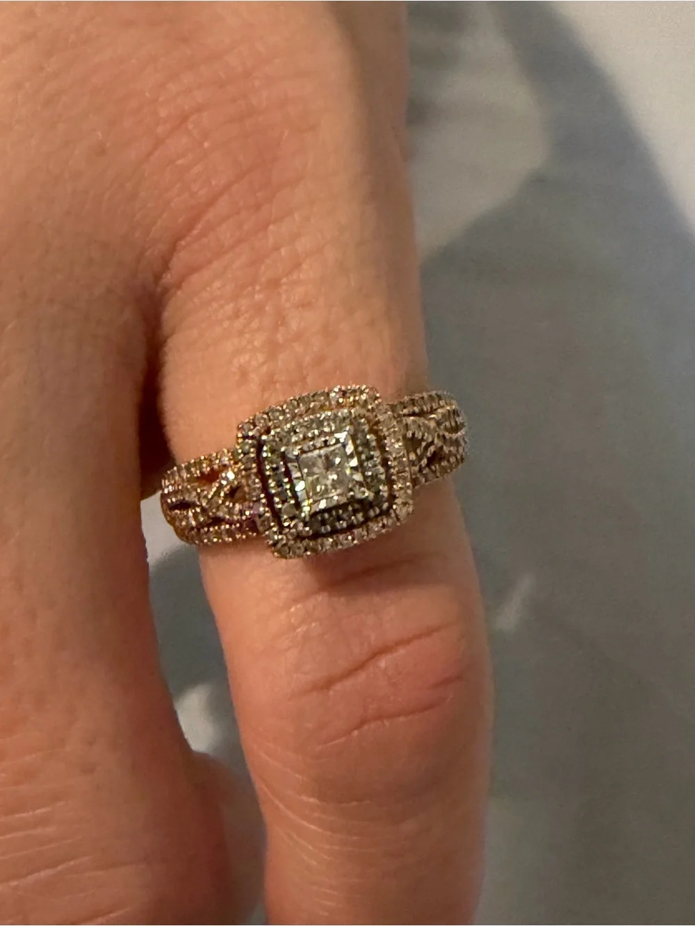 Engagement or promise ring
